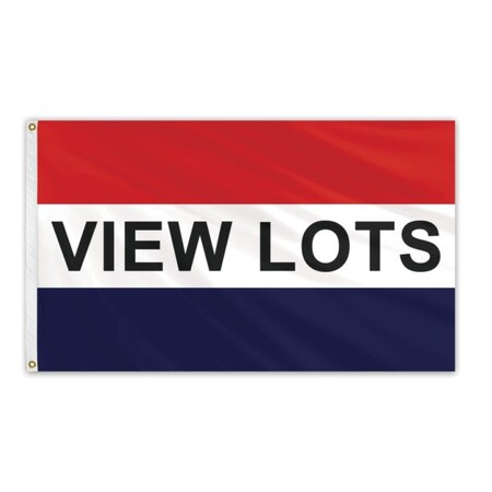 View Lots Message Flag 3'x5' Standard Flag